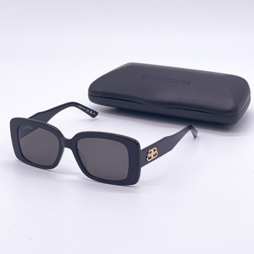 NEW Belenciaga Sunglasses BB0048S 001 Black Women’s Eyewear Balenciaga - Picture 5 of 5